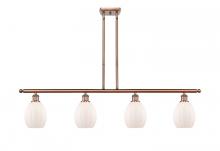  516-4I-AC-G81-LED - Eaton - 4 Light - 48 inch - Antique Copper - Cord hung - Island Light