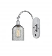  518-1W-PC-G257 - Caledonia - 1 Light - 5 inch - Polished Chrome - Sconce