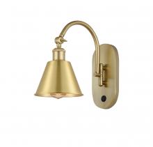 Innovations Lighting 518-1W-SG-M8 - Smithfield - 1 Light - 7 inch - Satin Gold - Adjustable Swing Arm