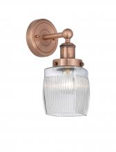  616-1W-AC-G302 - Colton - 1 Light - 6 inch - Antique Copper - Sconce