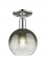 Innovations Lighting 716-1C-PN-G483-8SL - Brookhaven Globe - 1 Light - 6 inch - Polished Nickel - Semi-Flush Mount