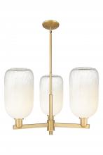 Innovations Lighting 716-3CR-BB-G482-7OP - Brookhaven Cloche - 3 Light - 18 inch - Brushed Brass - Flush Mount
