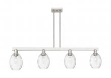 Innovations Lighting 716-4I-SN-G459-6CL - Preston - 4 Light - 48 inch - Brushed Satin Nickel - Cord hung - Island Light