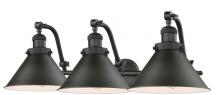 Innovations Lighting 515-3W-BK-M10-BK-LED - Briarcliff - 3 Light - 28 inch - Matte Black - Adjustable Bath Vanity Light
