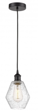Innovations Lighting 616-1P-BK-G654-6 - Cindyrella - 1 Light - 6 inch - Matte Black - Cord hung - Mini Pendant