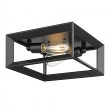 Golden 2073-FM BLK - Flush Mount - Matte Black