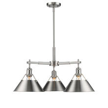 Golden 3306-D3 PW-PW - 3 Light Nook Chandelier
