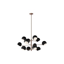 Matteo Lighting C31712MBAG - Orb Matte Black Pendant