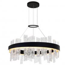  1246P32-101 - Guadiana 32 in LED Black Chandelier