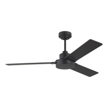 Generation Lighting 3JVR52MBK - Jovie 52" Indoor/Outdoor - Midnight Black with Wall Control