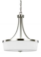  6639103-962 - Hettinger transitional 3-light indoor dimmable ceiling pendant hanging chandelier pendant light in b