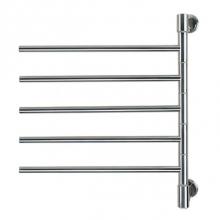 Amba Products J-D005P - Swivel Jack Model D005 5 Bar Plug-in Towel Warmer in Polished