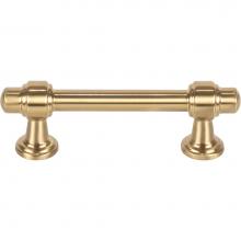  314-WB - Bronte Pull 3 Inch (c-c) Warm Brass