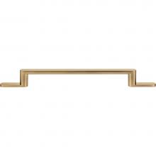  A504-WB - Alaire Pull 7 9/16 Inch (c-c) Warm Brass