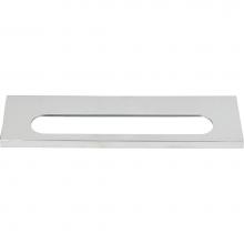 Atlas 365-CH - Modern Square Edge Tab Pull 5 1/16 Inch (c-c) Polished Chrome