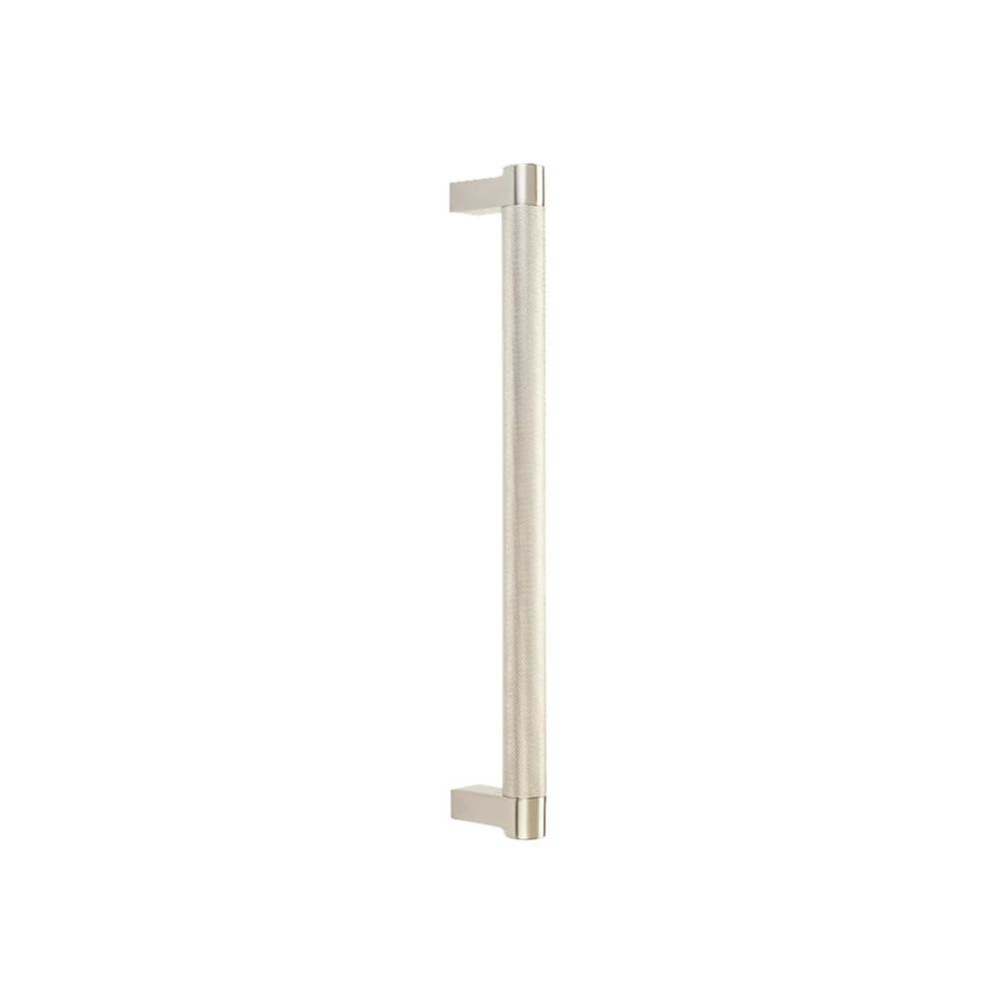 Concealed Surface, SELECT Appliance Pull 12 in. c-to-c, Rectangular Stem US15, Knurled Bar US15