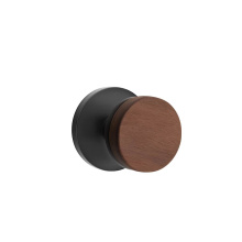 Emtek 5209US19.CCUS19.WNKWD - Select Privacy, Disk Rosette US19, Conical Stem US19, Dark Walnut Knob