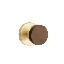 Emtek 5059US4.CCUS4.WNKWD - Select Dummy, Disk Rosette US4, Conical Stem US4, Dark Walnut Knob