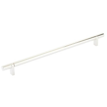 Emtek 84158.RCBUS14.SMUS14 - Select Cabinet Pull 12'' C-C, Rectangular Bar Stem US14, Smooth Bar US14