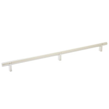 Emtek 84159.RCBUS15.SMUS15 - Select Cabinet Pull 16'' C-C, Rectangular Bar Stem US15, Smooth Bar US15