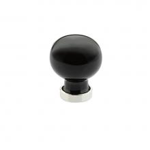 Emtek 86534US7 - Bristol Cabinet Knob, Black, 1-1/4'', US7