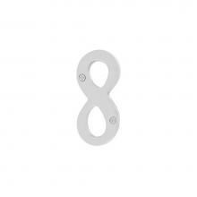 Emtek 282815 - House Num Digit ''8'', 5-1/2'', US15
