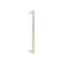 Emtek 84070.RECUS14.KNUS14 - SELECT Appliance Pull 12 in. c-to-c, Rectangular Stem US14, Knurled Bar US14