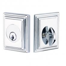 Emtek 8379US4 - Wilshire Deadbolt, Double Cylinder, US4