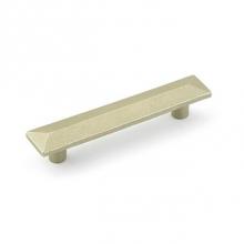 Emtek 86330TWB - Sandcast Bronze Pyramid Pull, 4'' C-C, TWB