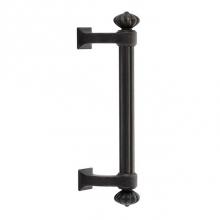 Emtek CS86156MB - Concealed Surface Mount, Tuscany 8'' Column Pull, MB