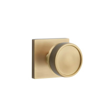 Emtek 5110US7.CCUS7.KNKUS7 - Select Passage, Square Rosette US7, Conical Stem US7, Knurled Knob US7