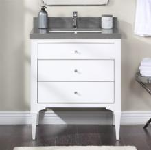Fairmont Designs 1541-V30 - Charlottesville w/Nickel 30'' Vanity - Polar White