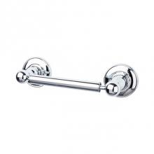 Top Knobs ED3PCD - Edwardian Bath Tissue Holder Plain Backplate Polished Chrome
