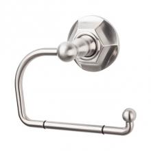 Top Knobs ED4BSNB - Edwardian Bath Tissue Hook Hex Backplate Brushed Satin Nickel