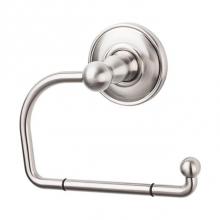 Top Knobs ED4BSND - Edwardian Bath Tissue Hook Plain Backplate Brushed Satin Nickel