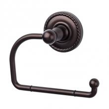 Top Knobs ED4ORBF - Edwardian Bath Tissue Hook Rope Backplate Oil Rubbed Bronze