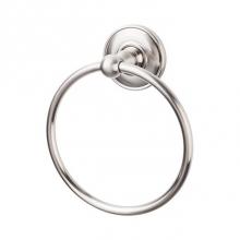Top Knobs ED5BSND - Edwardian Bath Ring Plain Backplate Brushed Satin Nickel