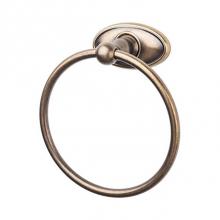 Top Knobs ED5GBZC - Edwardian Bath Ring Oval Backplate German Bronze