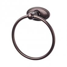 Top Knobs ED5ORBC - Edwardian Bath Ring Oval Backplate Oil Rubbed Bronze