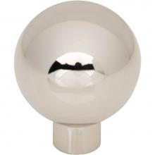 Top Knobs TK3340PN - Brockwell Knob 1 1/8 Inch Polished Nickel