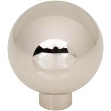 Top Knobs TK3341PN - Brockwell Knob 1 1/4 Inch Polished Nickel