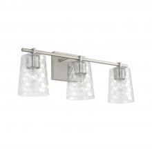 Capital 143531BN-517 - Burke 3 Light Vanity - Brushed Nickel