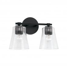 Capital 146921MB-533 - Baker 2 Light Vanity - Matte Black