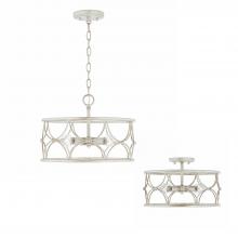 Capital 243341WW - Ricci 4-Light Dual Mount Pendant - Winter White
