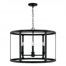 Capital 344941BI - Brennen 4-Light Large Pendant - Matte Black