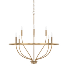 Capital 428581AD - Greyson 8-Light Chandelier - Aged Brass