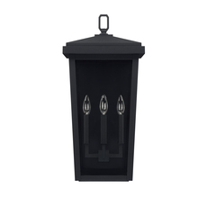 Capital 926232BK - Donnelly 3-Light Outdoor Wall Lantern - Black