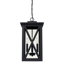 Capital 926642BK - Avondale 4-Light Outdoor Hanging Lantern - Black