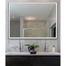  RADP-4634-03A - Radiance - Silver Frame Lighted Mirror