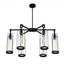  42730-019 - 35" 6LT Outdoor Oval Chandelier